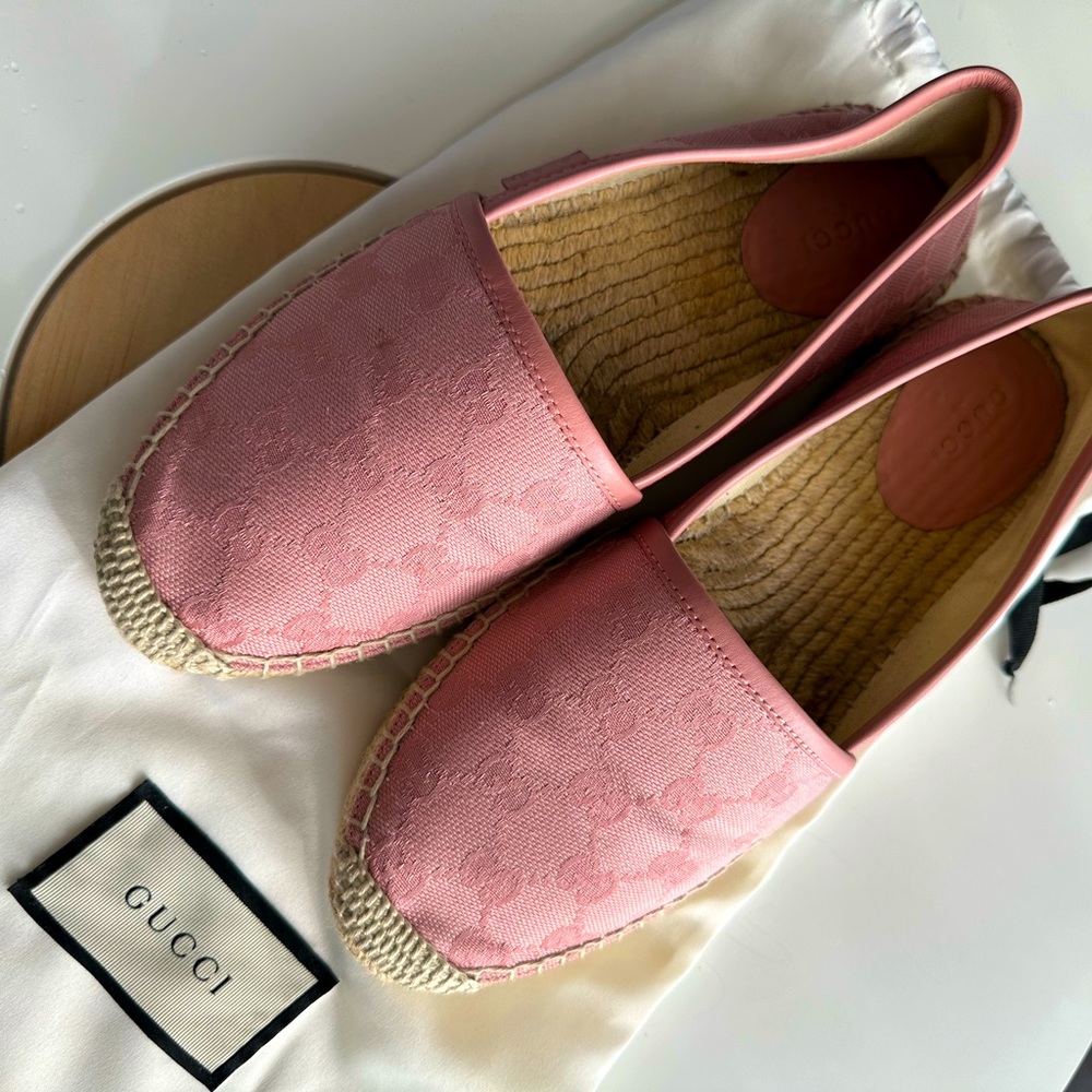 Gucci Pink Espadrilles